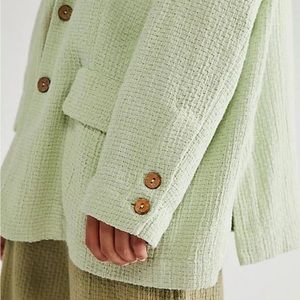 Free People Blazer-it’s an oversized slouchy looking blazer.